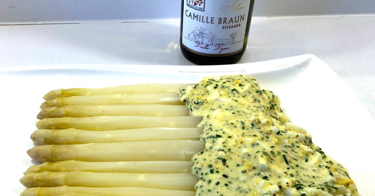 Bonjour Alsace: #ichkochemirdenTagschoen - Spargel mit Senf-Eier-Sauce