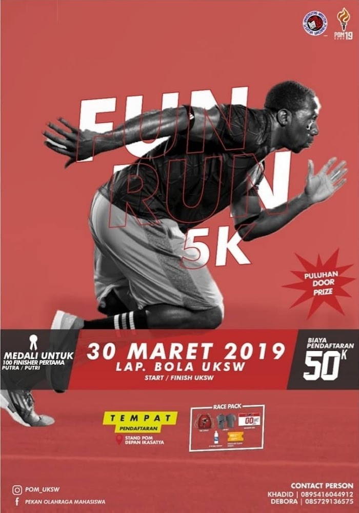 Fun Run POM UKSW • 2019 Fun Run POM UKSW • 2019