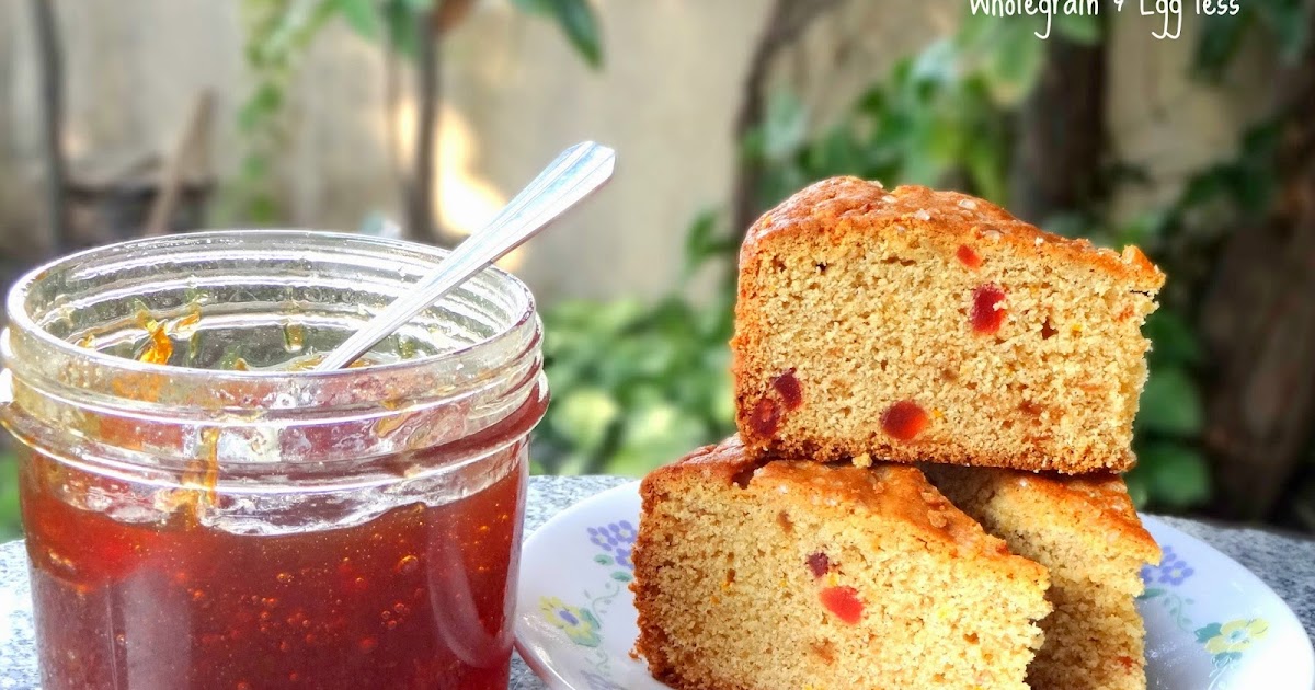 Marmalade Cake Wholegrain and Egg less Ambrosia