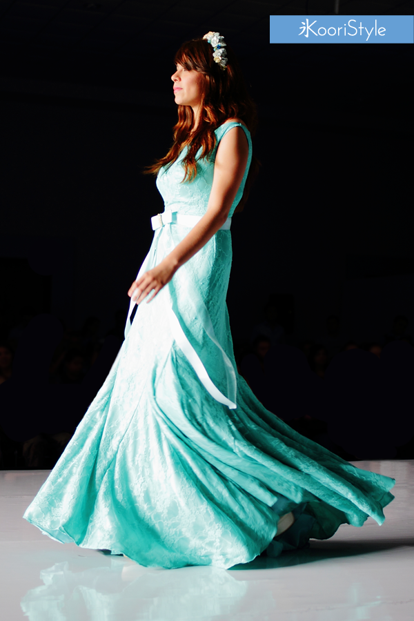 Cori's Designs at KooriStyle.com KooriStyle, Fashion, Runway, Dress, Lace, Flowers, FashionDesign, Design, Green, Mint