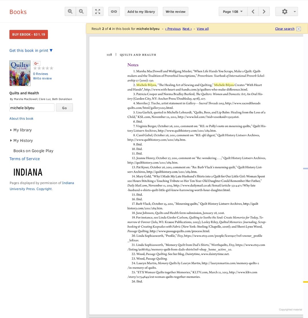 Michele Bilyeu Creates *With Heart and Hands* Quilts, Health, and Healing