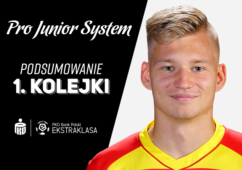 Młodzieżowiec Jagiellonii został pierwszym strzelcem w nowym sezonie PKO Ekstraklasy<br><br>fot. Kamil Świrydowicz / Jagiellonia Białystok / jagiellonia.pl<br><br>graf. Bartosz Urban