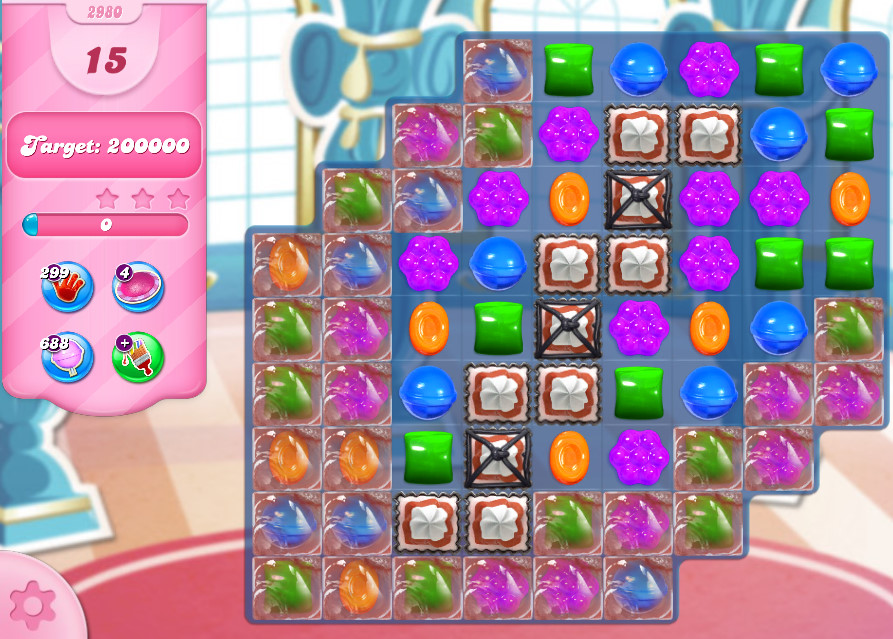 Candy Crush Saga level 2980