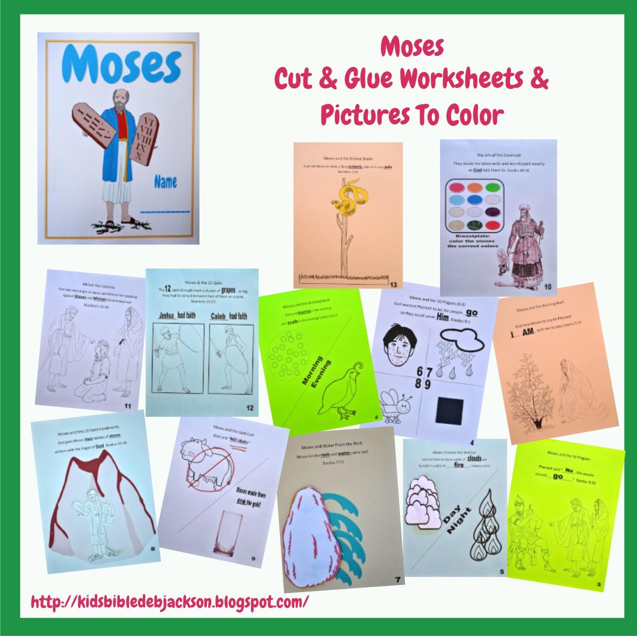 http://kidsbibledebjackson.blogspot.com/2013/08/moses-cut-glue-and-pictures-to-color.html