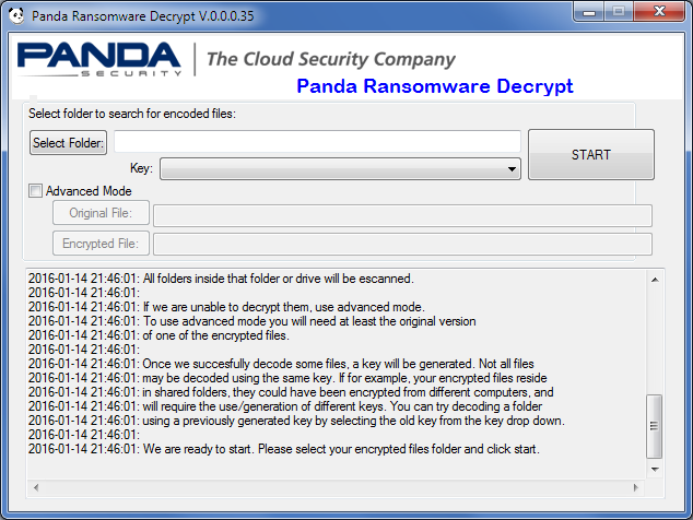Panda Ransomware Decrypt
