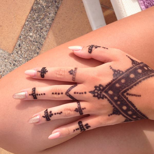 Tatuagem de henna Tatuagem de henna