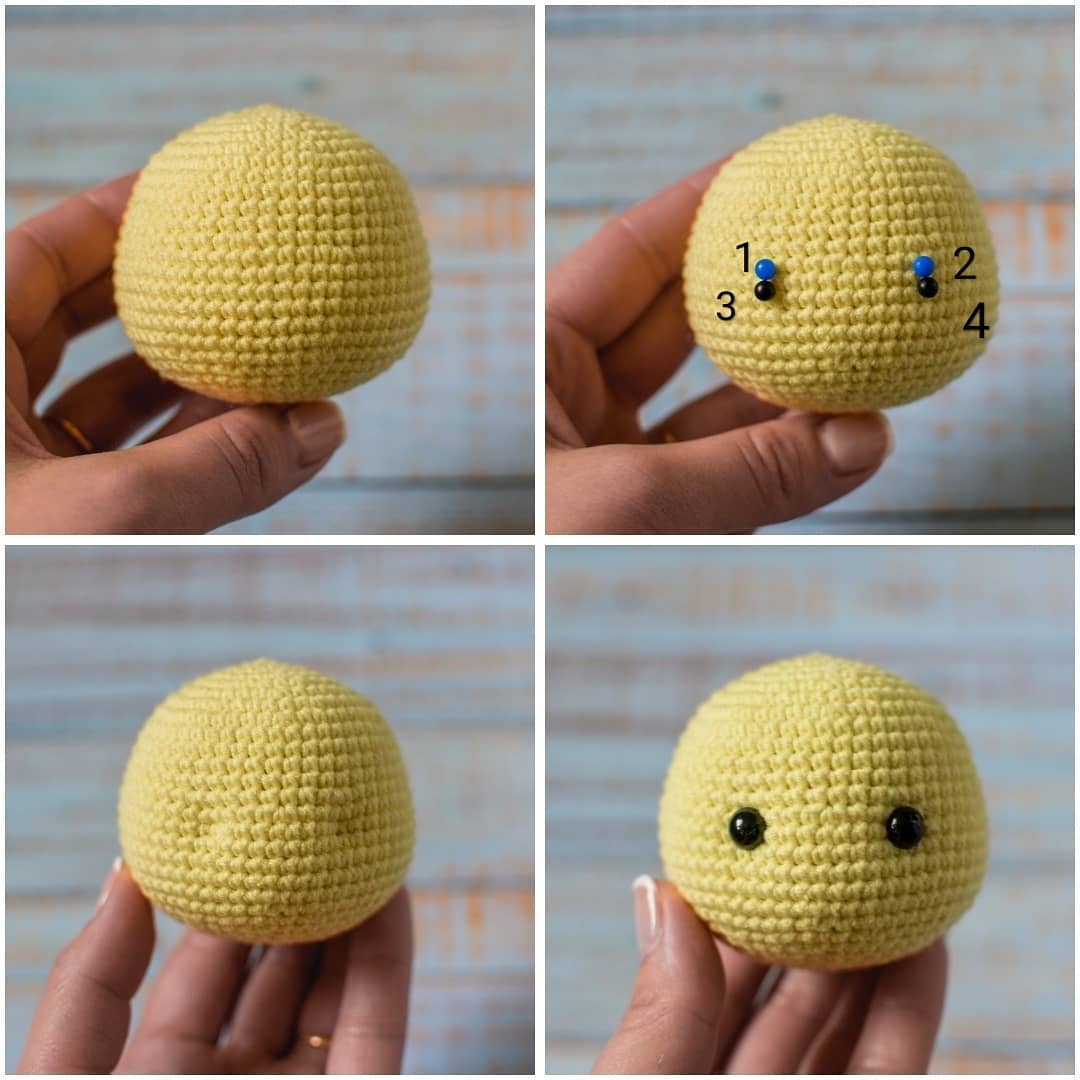 Crochet chik tutorial: head Crochet chik tutorial