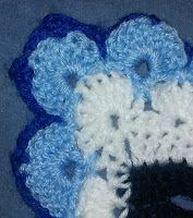 Wavy crochet blanket, free pattern