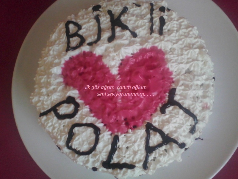 nanemaydonoz sofrasi! ! ! BJK�Lİ KALPLİ PASTA ve OĞLUMUN DOĞUM GÜNÜ