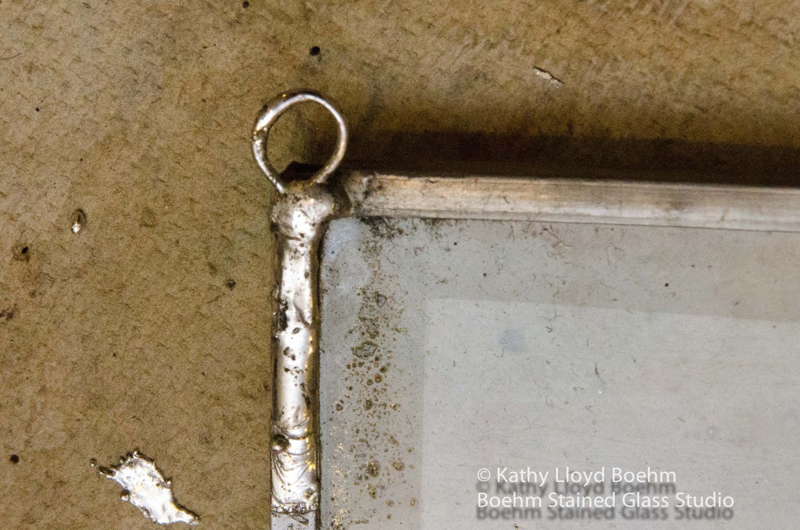 Boehm Stained Glass Blog Adding Hooks to Stained Glass