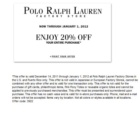Polo Factory Outlet Store Coupons Semashow