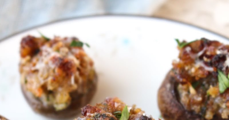 The Best Sausage Stuffed Mushrooms | The Two Bite Club