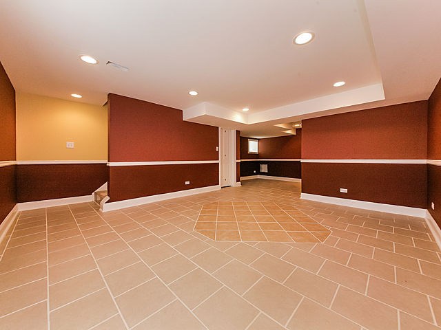 basement at the time of purchase