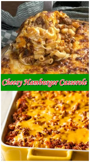 Cheesy Hamburger Casserole Cheesy Hamburger Casserole