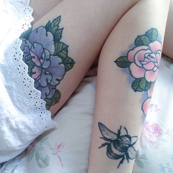 29 Super Sexy Feminine Tattoos Sexy Floral Feminine Tattoos