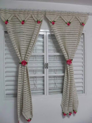 Creativas propuestas para hacer cortinas en crochet