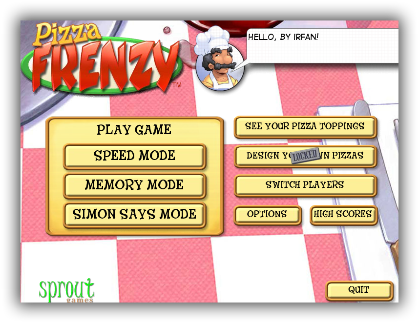Pizza Frenzy - Katılımsız Oyun