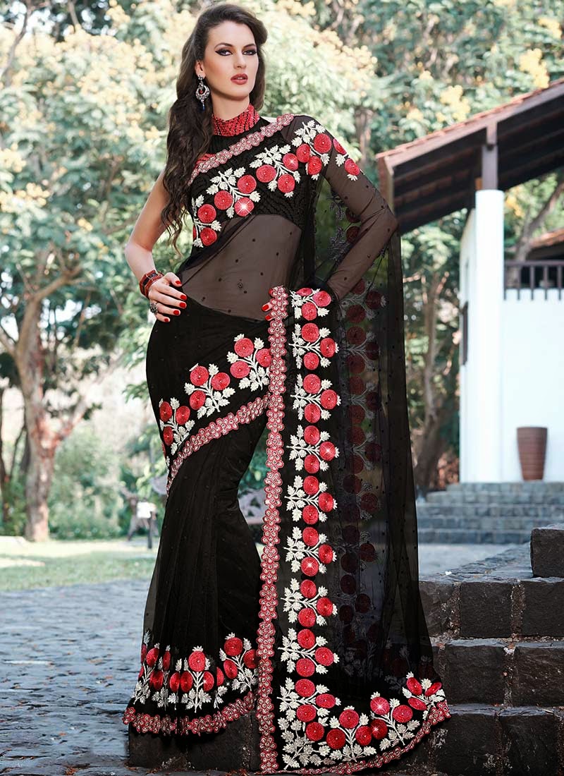 http://www.cbazaar.com/party-wear-saree/dazzling-diva/majestic-look-black-net-saree-p-saspat2210.html