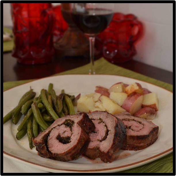 A Texas Belle Grilled Flank Steak Chimichurri Pinwheels