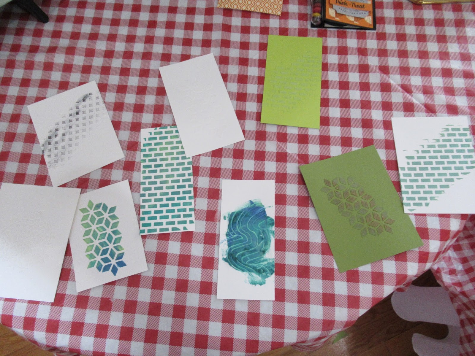 Personally Yours Stampin' Up! Embossing Paste Canvas Art