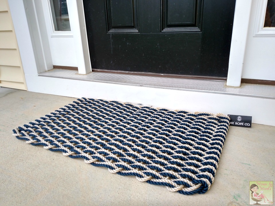 Woven by Words Home Our New Outdoor Mat