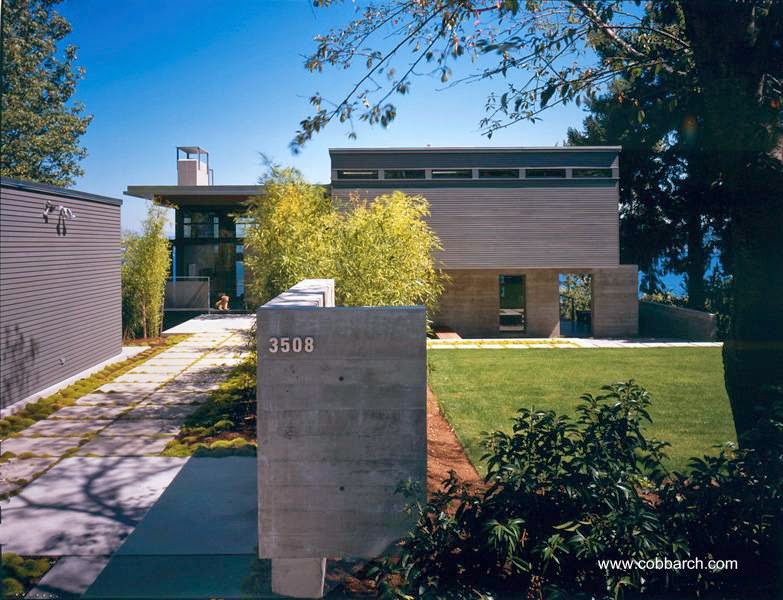 E. Cobb Architects firma de Seattle Washington www.cobbarch.com Moderna casa estilo Contemporáneo en el estado de Washington, Estados Unidos
