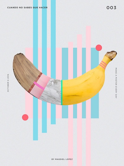 Magdiel Lopez, "Cuando no Sabes que Hacer" | photo poster ejemplo sincretismo digital, cool, imagenes creativas, chidas, bananas