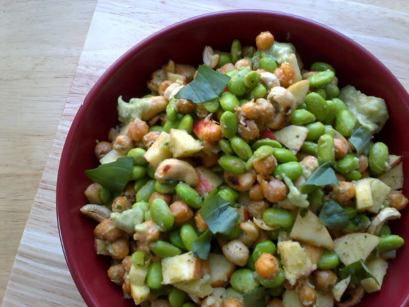 Rocket and Roses Vegan Kitchen Livvy's EdamameChickpea Power Salad
