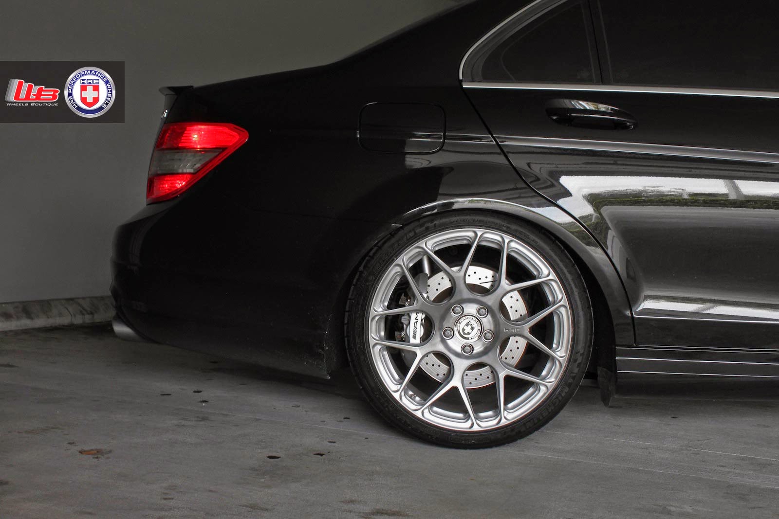 MercedesBenz W204 C63 AMG on HRE Performance Wheels BENZTUNING