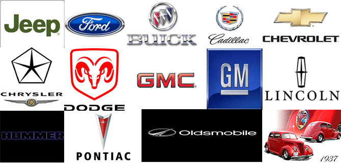 Pics Mixer: Best American Car Logos I Best Collection of American Car Logos