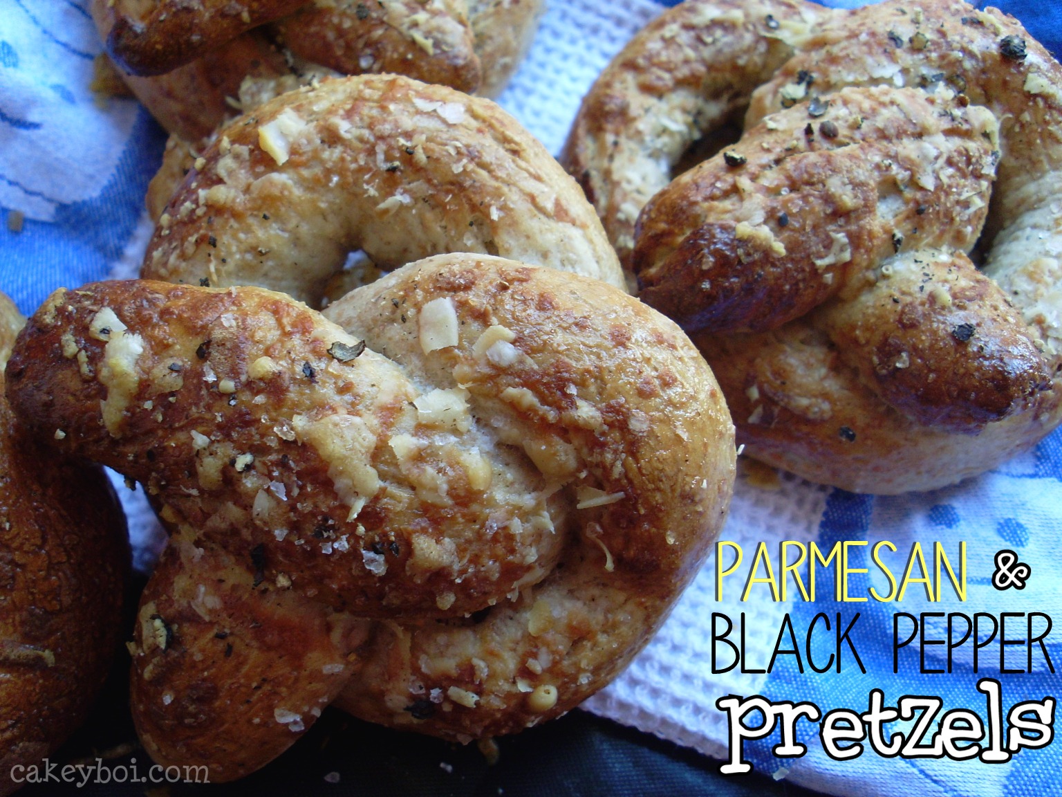 Cakeyboi Parmesan and Black Pepper Pretzels