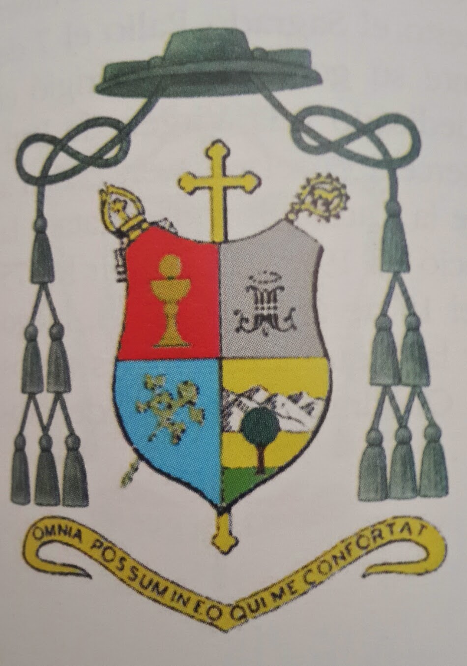 Heráldica en la Argentina Escudo de monseñor José Verdaguer