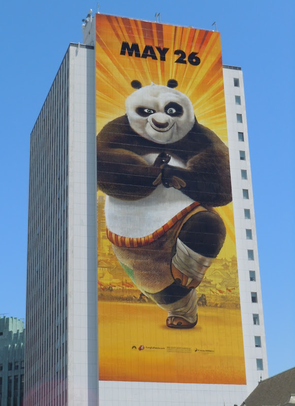 Giant Kung Fu Panda 2 billboard
