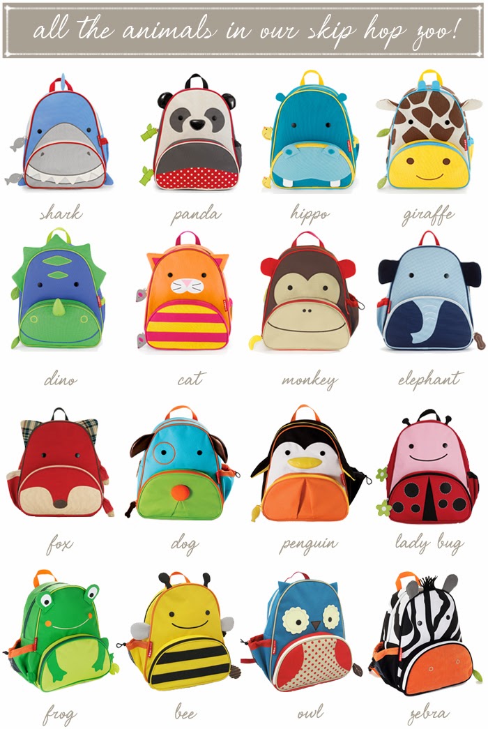 NURI KIDS Skip Hop Zoo Backpacks