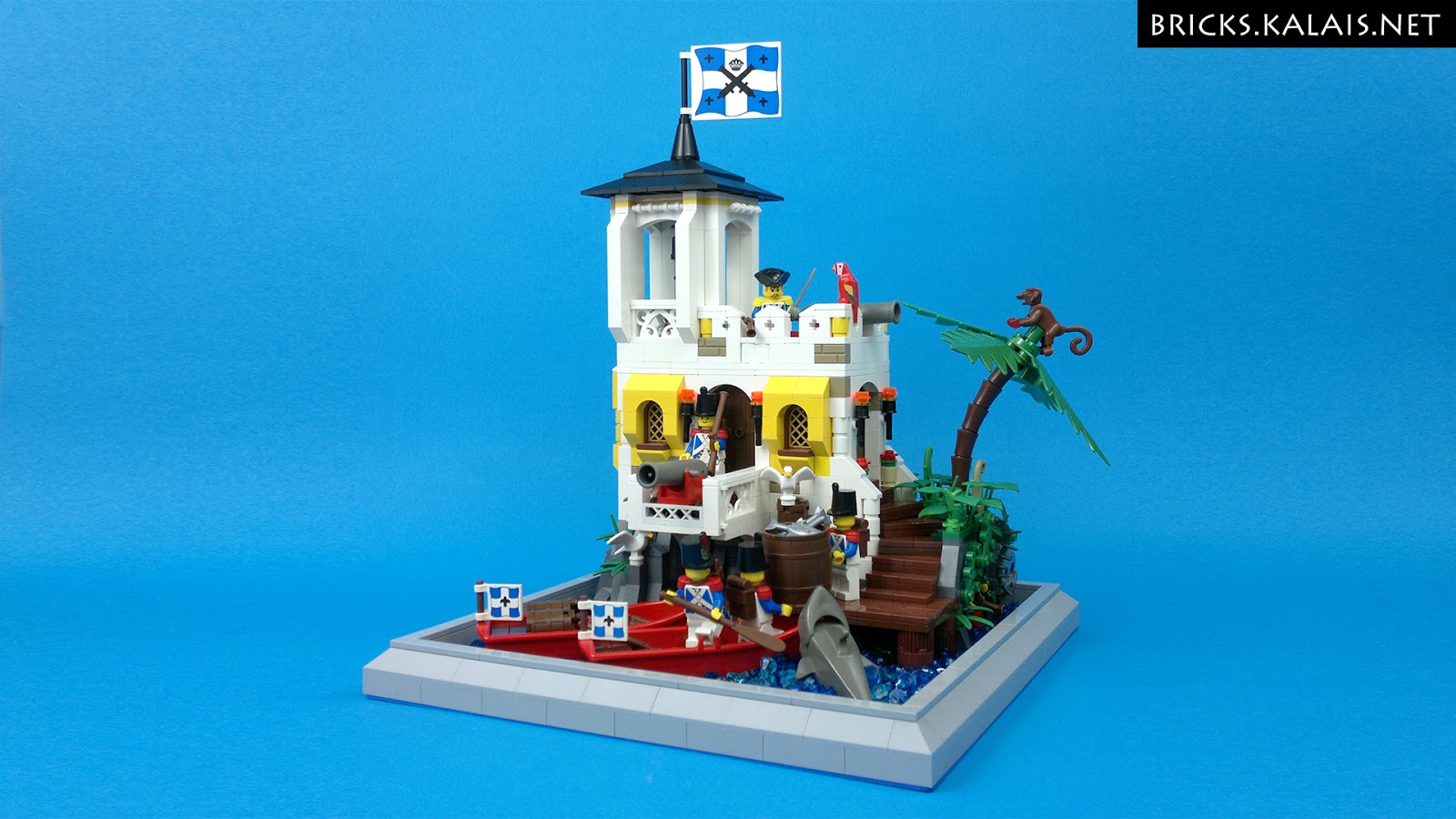[MOC] Bluecoats small fort and... hidden pirate