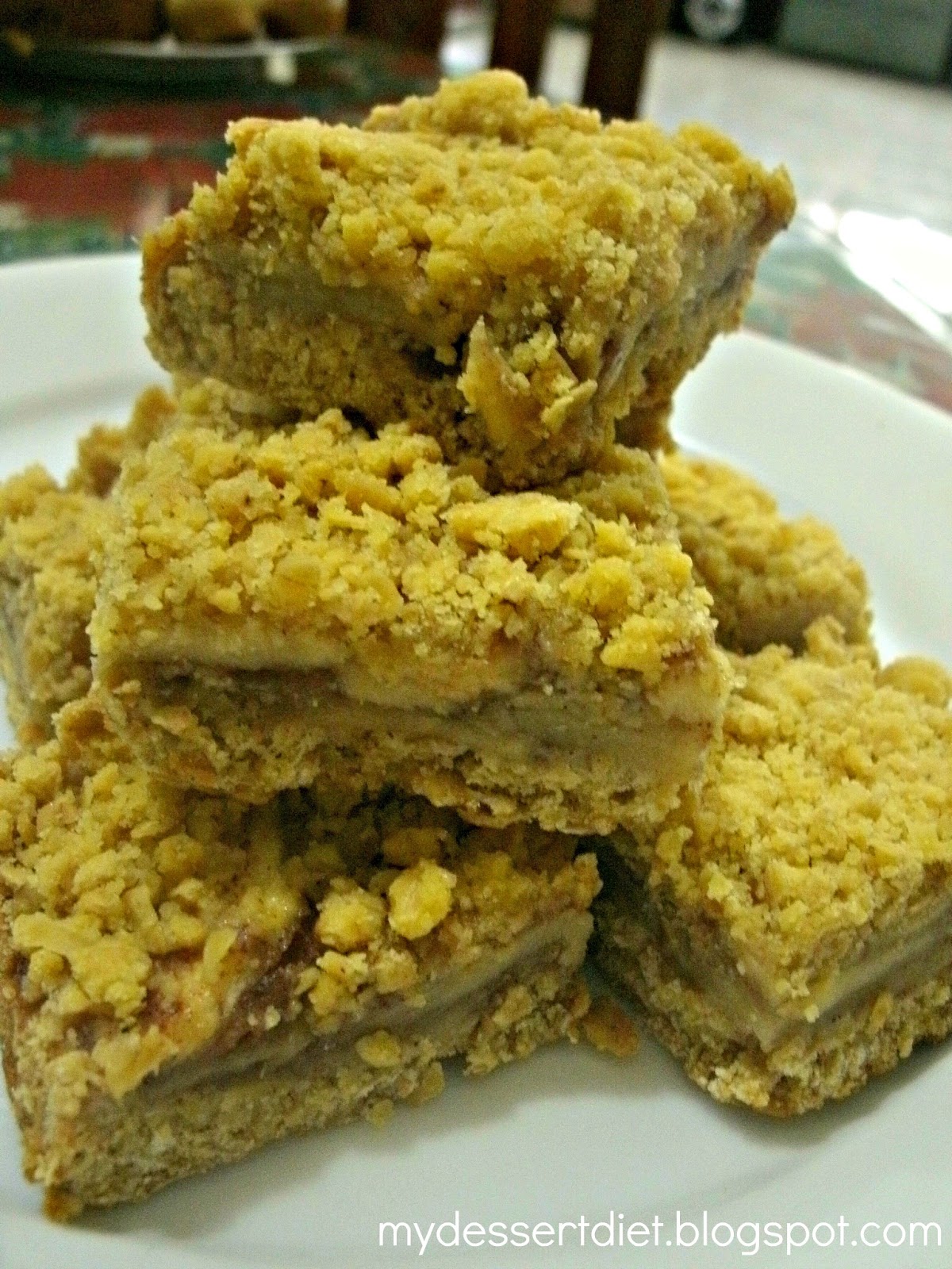 My Dessert Diet Apple Pie Bars