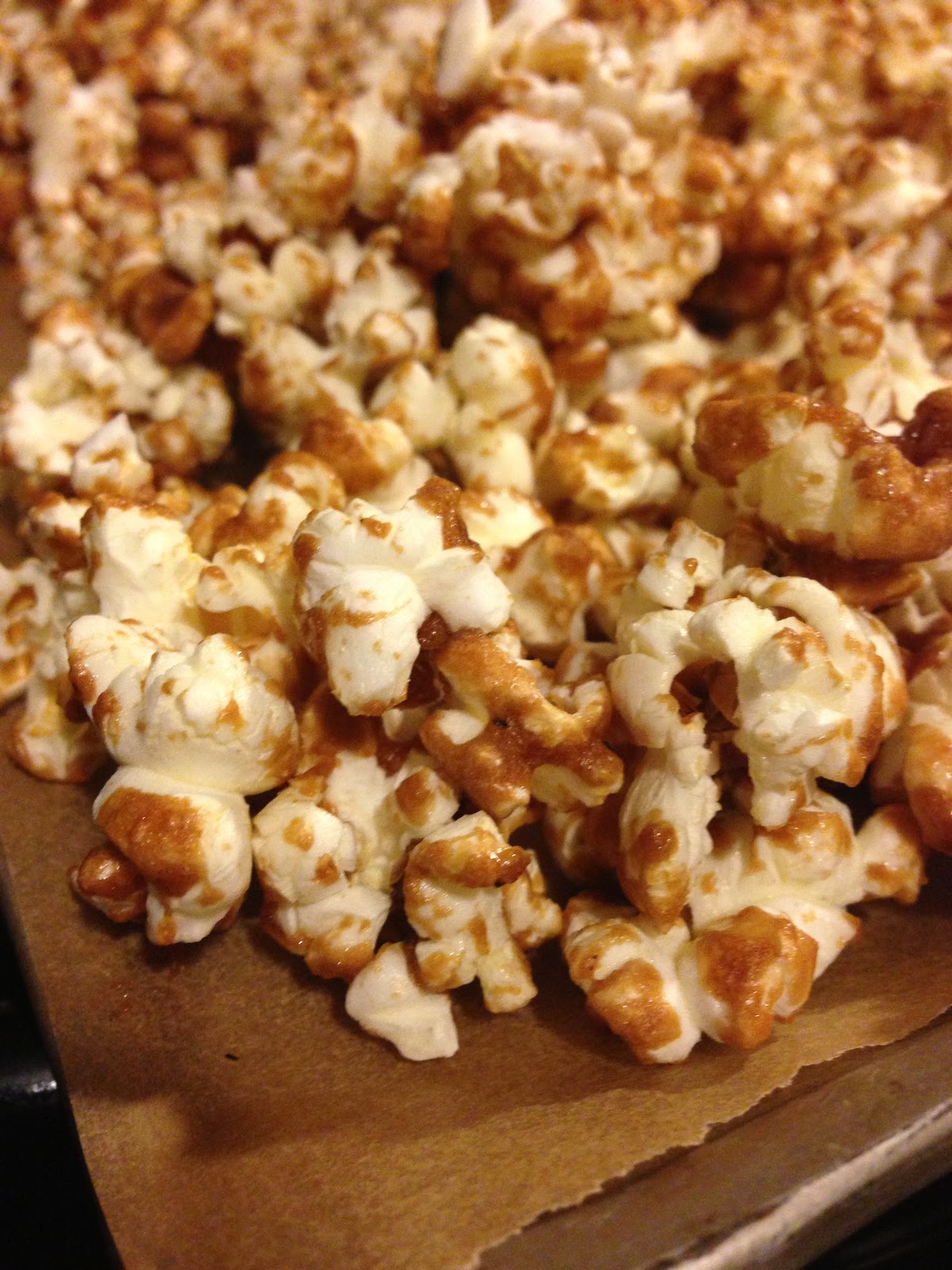 Health Starts in the Kitchen Salted Caramel Popcorn, made without