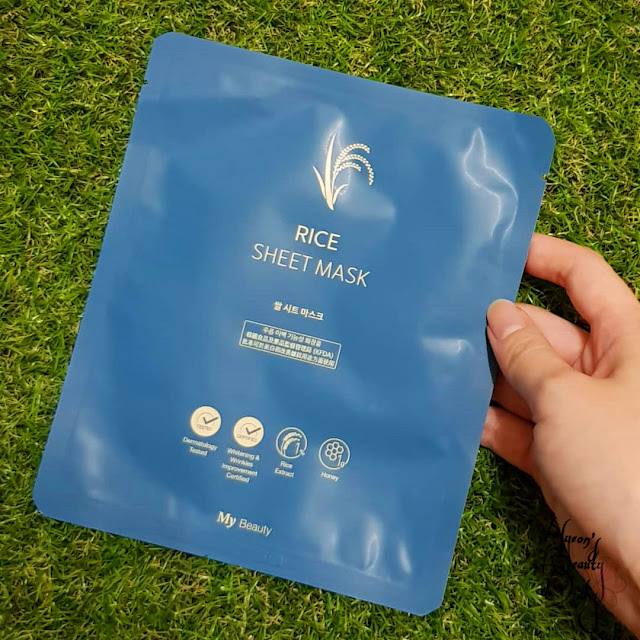 Review; My Beauty's Rice Sheet Mask + First Impression