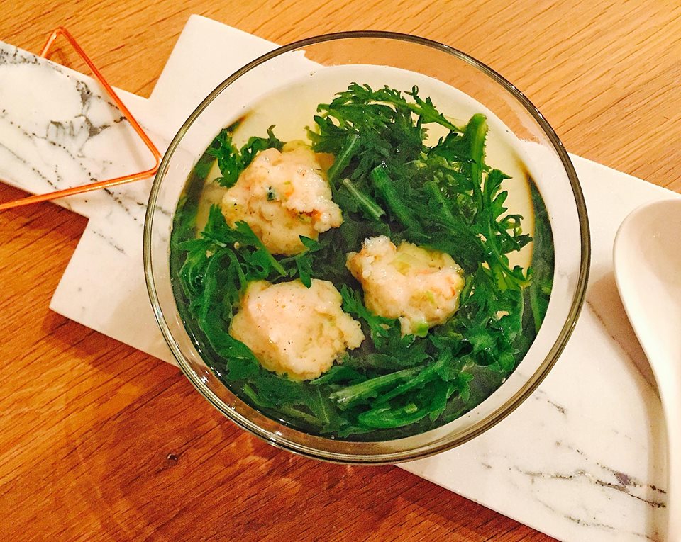 The Spices Of Life . . . Canh Tần Ô Nấu Chả Tôm (Chrysanthemum Greens