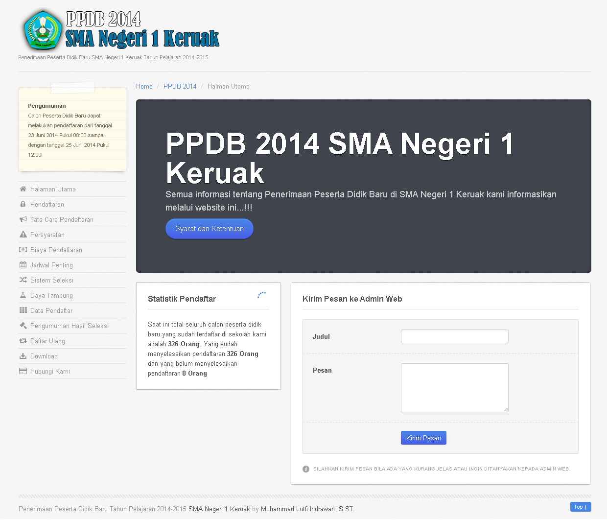 Aplikasi PPDB Online 2014-2015 Versi Terbaru - Berbagi Bersama