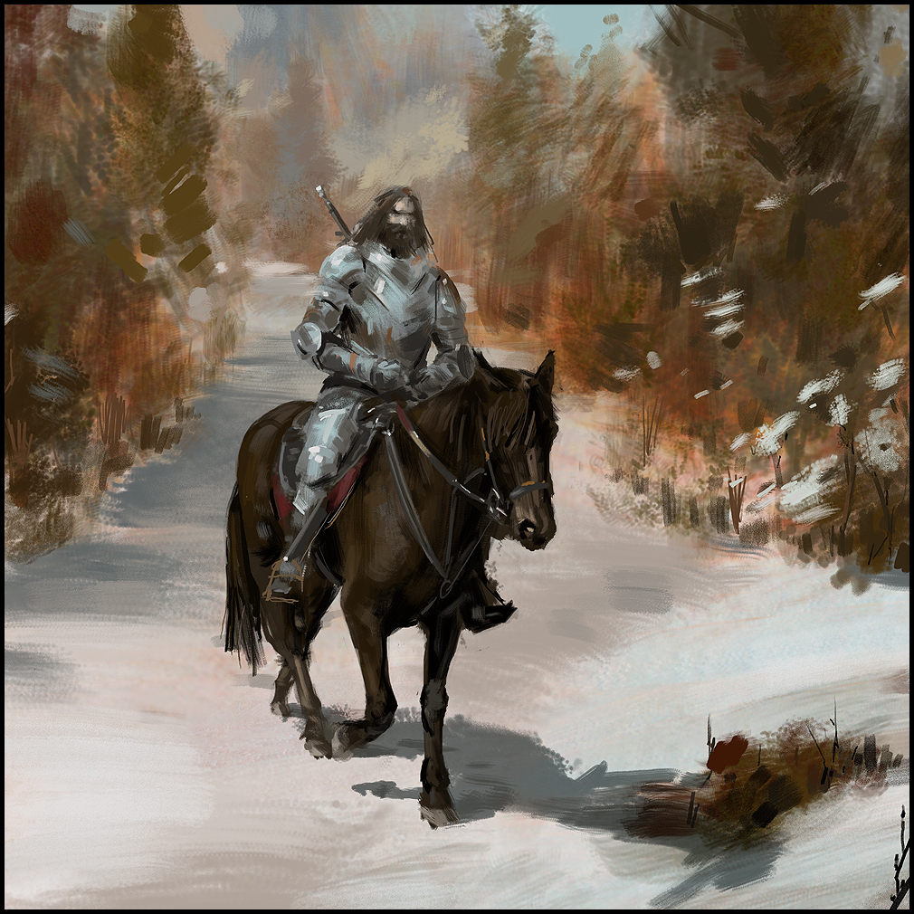 Mark Molnar Sketchblog of Concept Art and Illustration Works Horse Rider