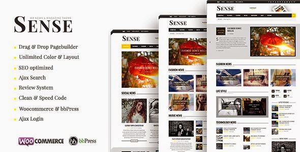 Sense - Blog Magazine & News Theme 