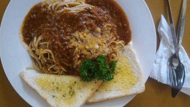 The missing meatballs Spaghetti Bolognese