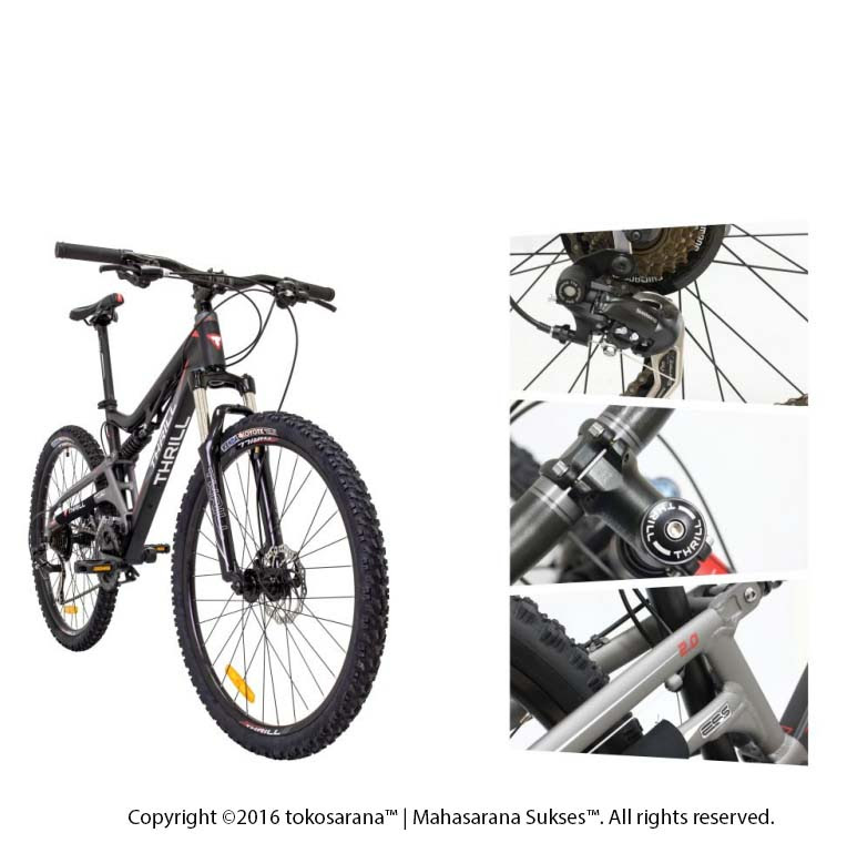 Mester Lifestyle Thrill Oust 2 0 Full Suspension Sepeda Mester Lifestyle Thrill Oust 2 0 Full Suspension Sepeda