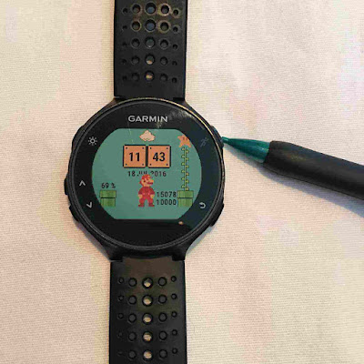 garmin forerunner 235 menu button
