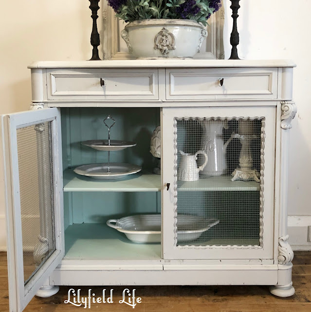 lovely french cabinet by Lilyfield life and how to removed contact easily