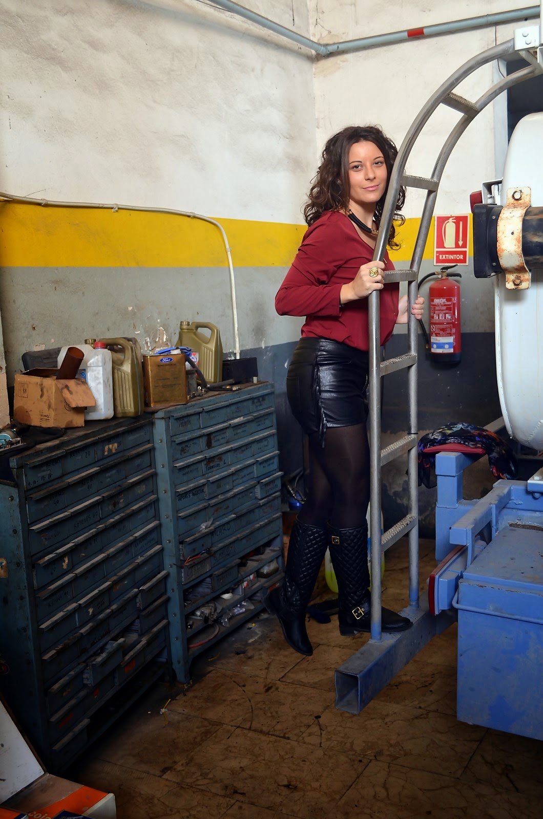 truck workshop, taller camiones, alicante, ripasa, spain, blogger, moda, looks, mi vestido azul, fashion blogger, blog de moda 