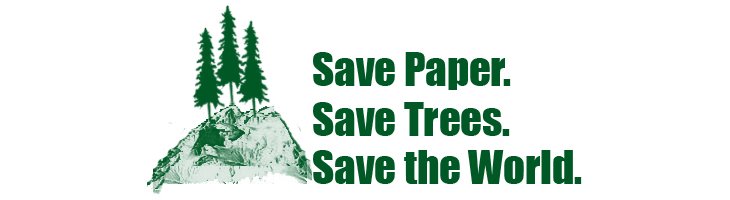 Save tree save earth image