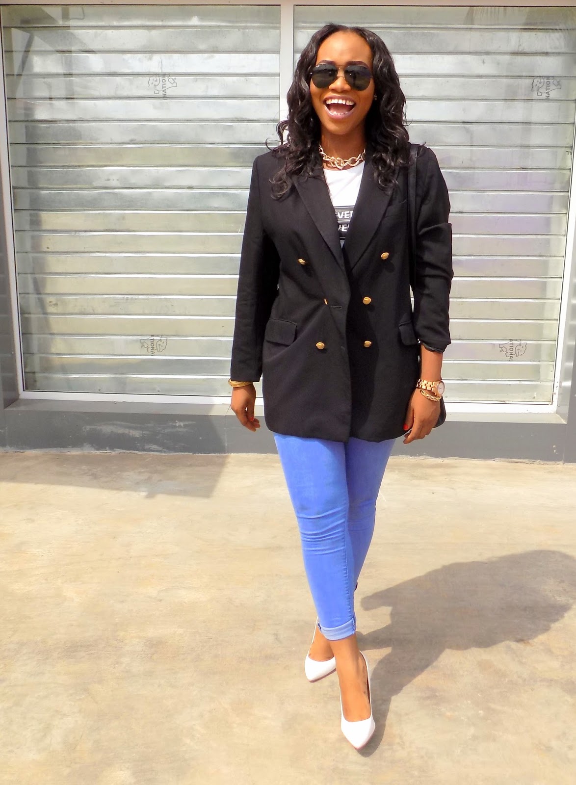 STYLING AN OVERSIZE BLAZER Lagos City Chic by Mary Edoro
