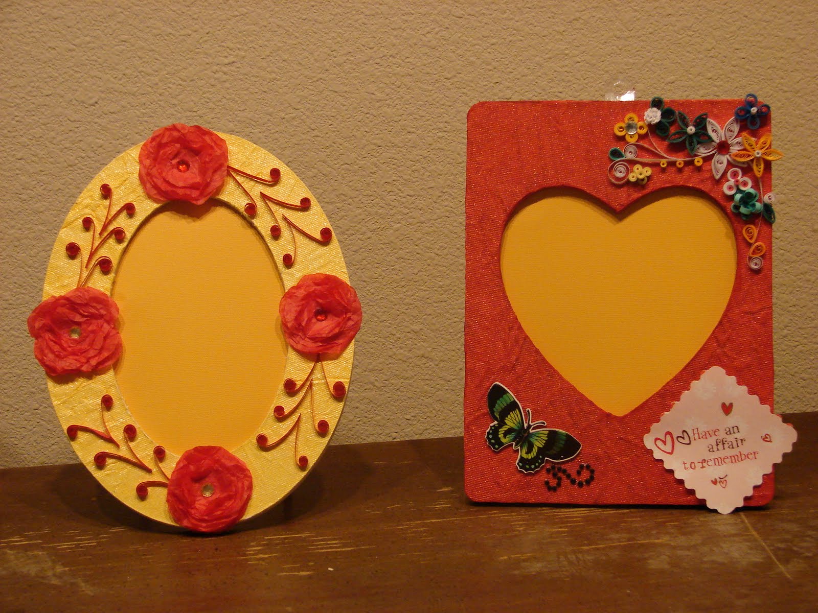 All About Quilling Photo Frames quilled photo frame